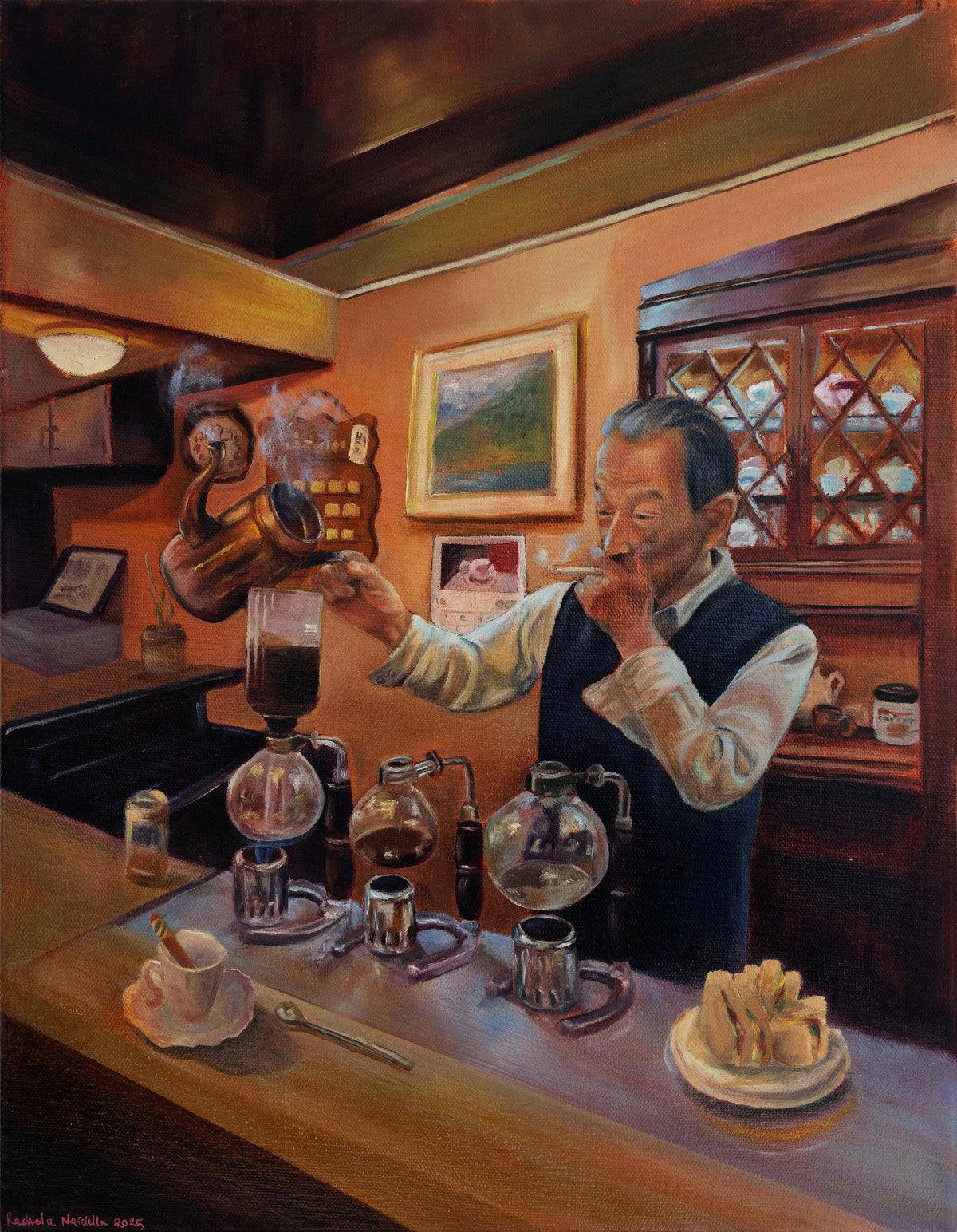 Coffee, Cigarettes and Sandwiches by Rachela Nardella