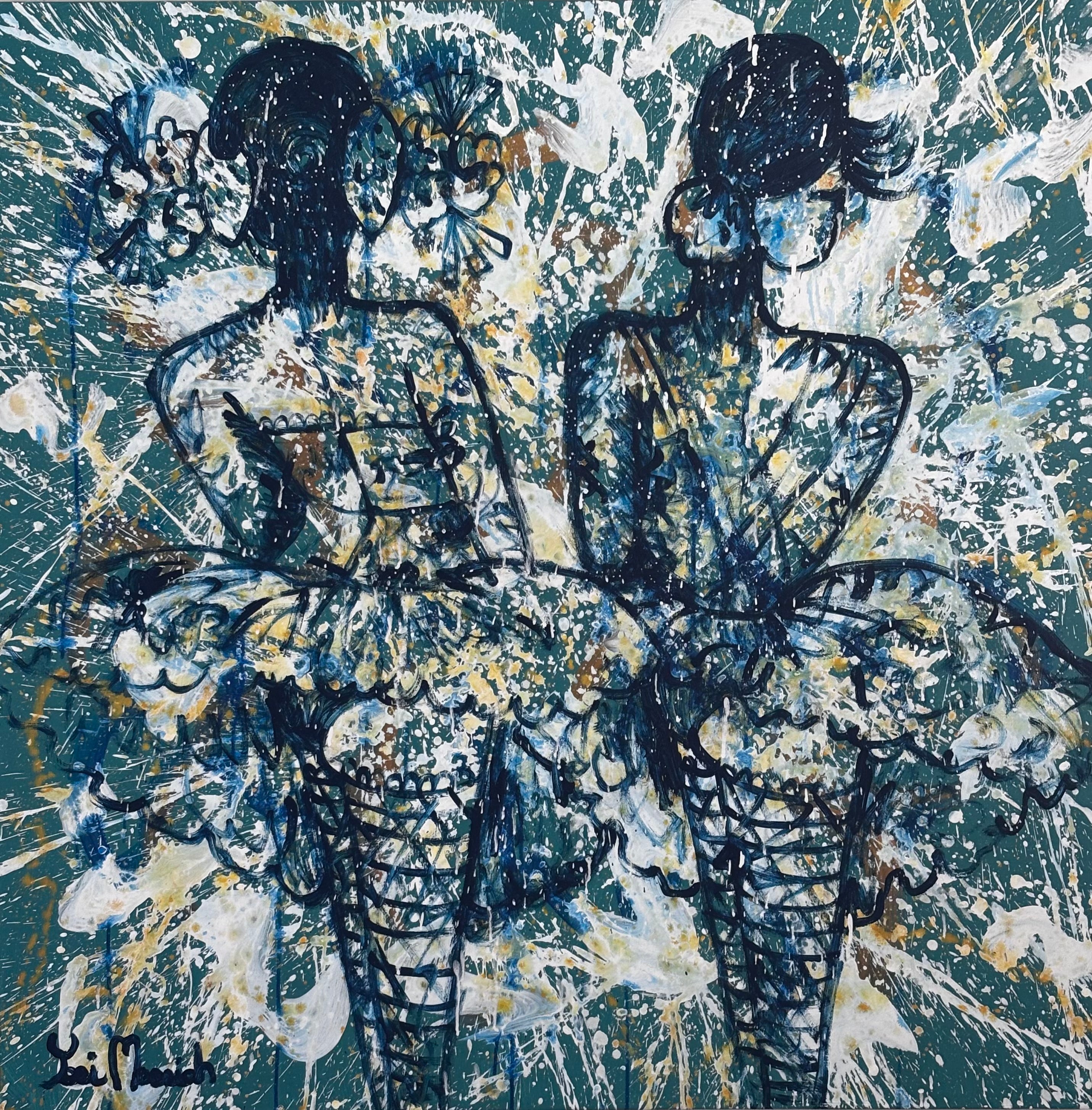 Yosi Messiah - Twin Dancers, Emerald Green