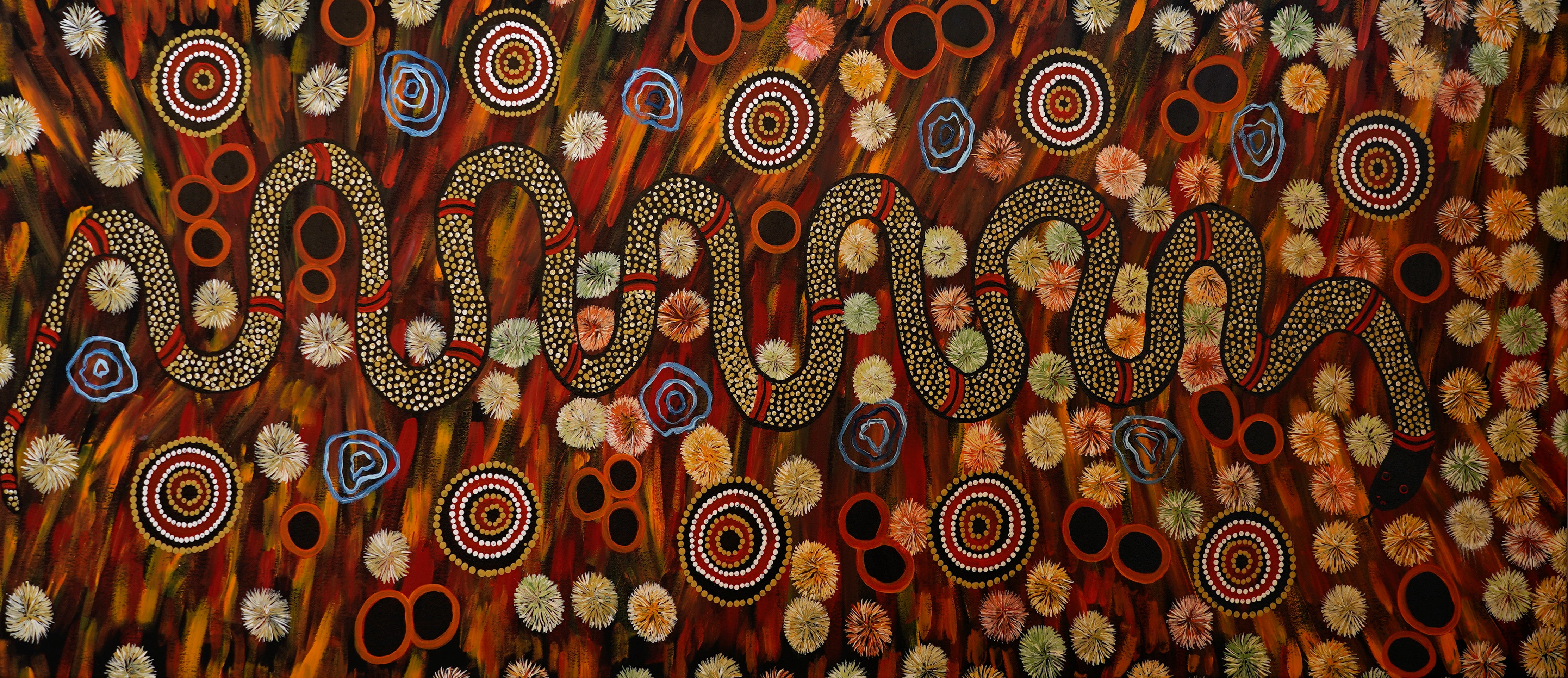 Merryn Apma Daley - Dreaming Blackhead Snake