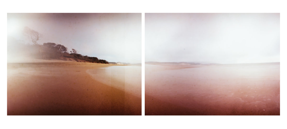 Boonwurrung - Point Nepean by Celia Dymond, analogue photography diptych
