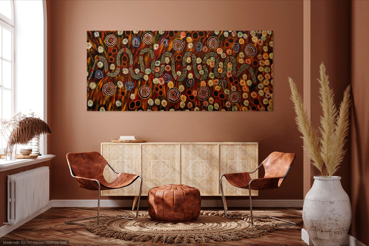 Merryn Apma Daley - Dreaming Blackhead Snake