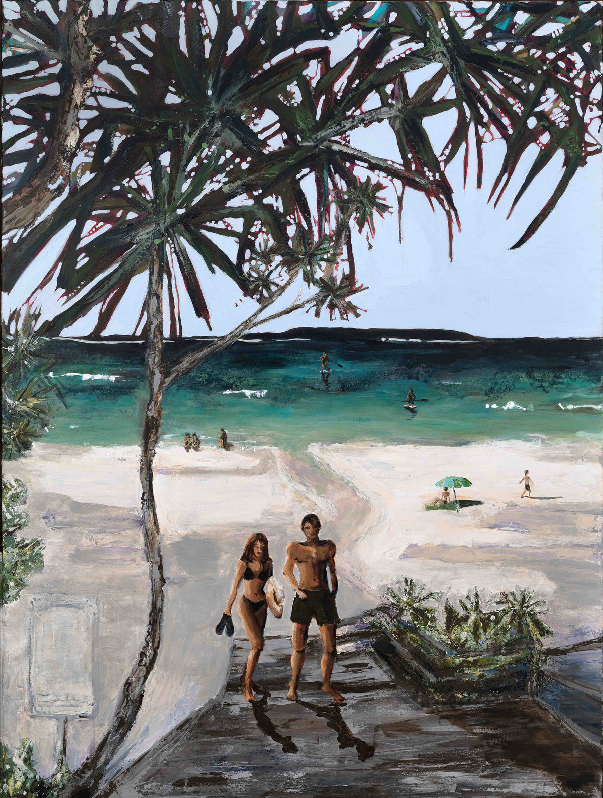 Glimpse: Day at Little Cove by Cecile Bell